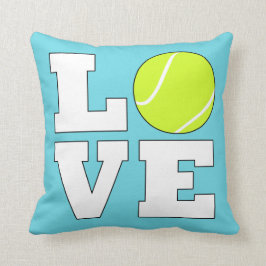 KÄRLEK Tennis Anpassningsbar Färg Decorative Dekor Kudde