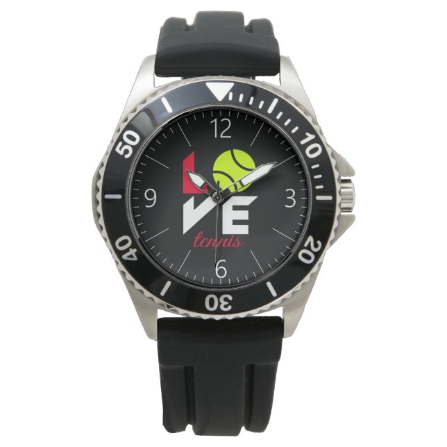 Kärlek tennis armbandsur (Framsida)