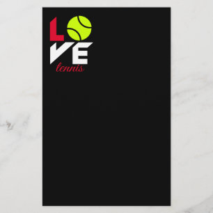 Kärlek tennis flygblad