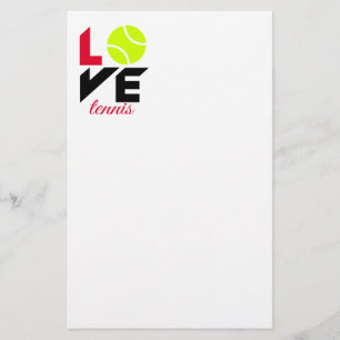 Kärlek tennis flygblad