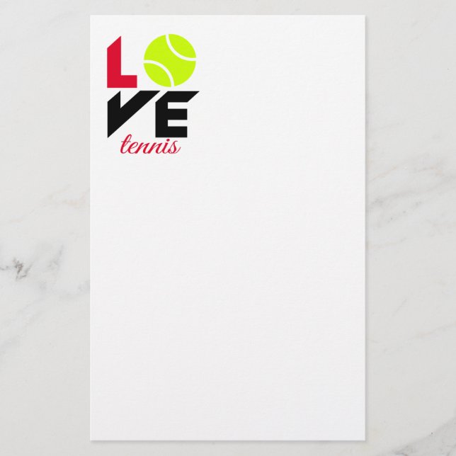 Kärlek tennis flygblad (Framsidan)