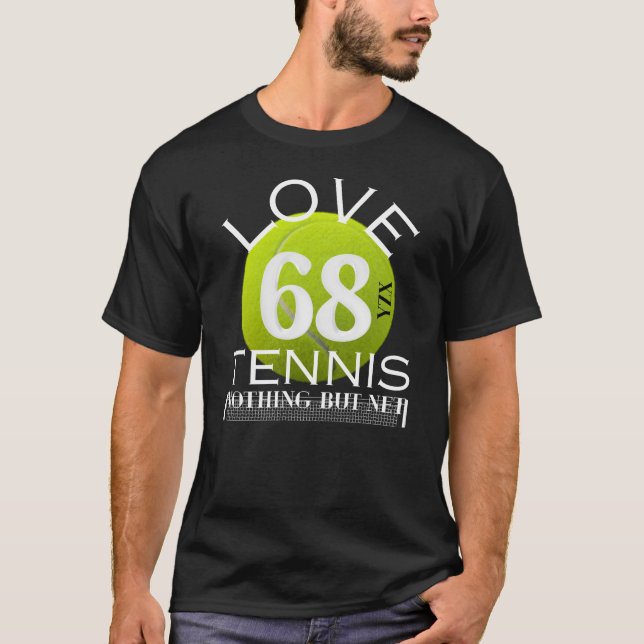 Kärlek tennis, inget annat än nät t shirt (Framsida)