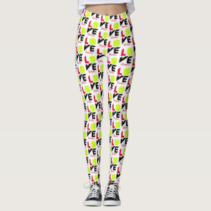Kärlek tennis leggings
