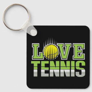 Kärlek Tennis Nyckelring