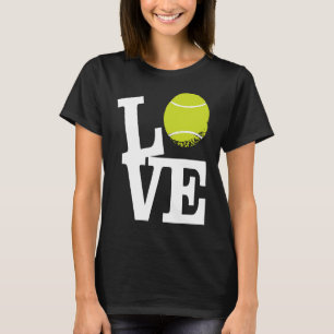 Kärlek Tennis Pappa Mamma Manar Man Woman Women Wi T Shirt