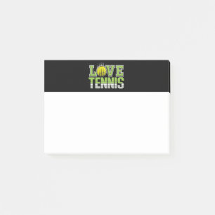 Kärlek Tennis Post-it Notes Block