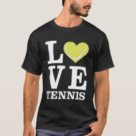 Kärlek Tennis T Shirt