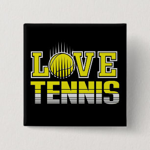 Kärlek TennisButton Knapp