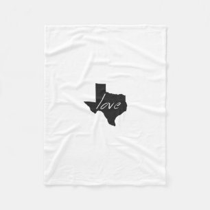 Kärlek Texas Fleecefilt