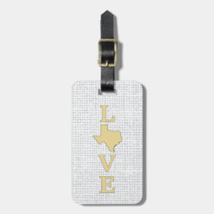 KÄRLEK Texas Karta Bagagebricka