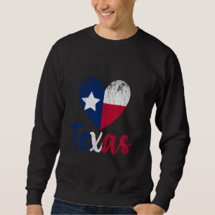 Kärlek Texas Lång Ärmad Tröja