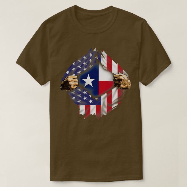 Kärlek Texas T Shirt (Design framsida)