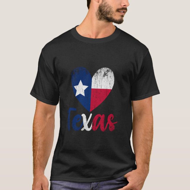 Kärlek Texas T Shirt (Framsida)