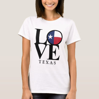KÄRLEK Texas Womens Basic White Tee