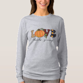 Kärlek Thanksgiving T Shirt