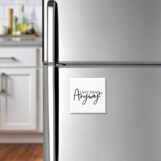 Kärlek Them ändå Faith | Typ | Hope Bible Verse Magnet