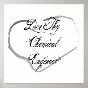 Kärlek Thy Chemical Ingenjör Poster