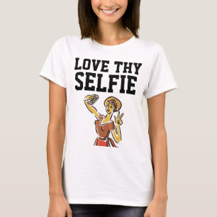 KÄRLEK THY SELFIE Womens lustig T-Shirt & sweatshi