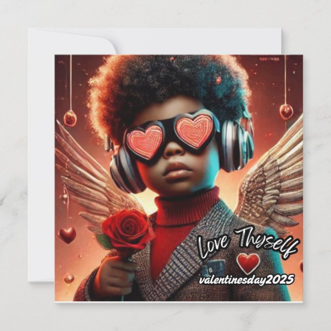 Kärlek Thyself-Valentines day 2025 Kort (Framsida)