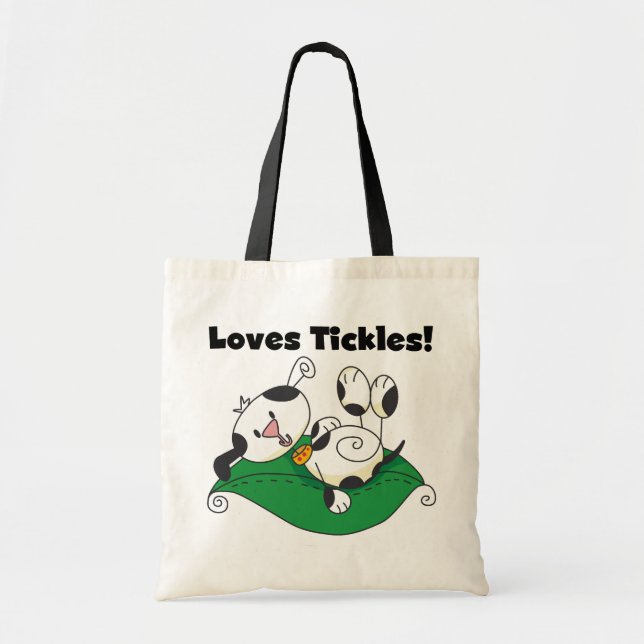 Kärlek Tickles T-shirts och presenter Tygkasse (Framsidan)