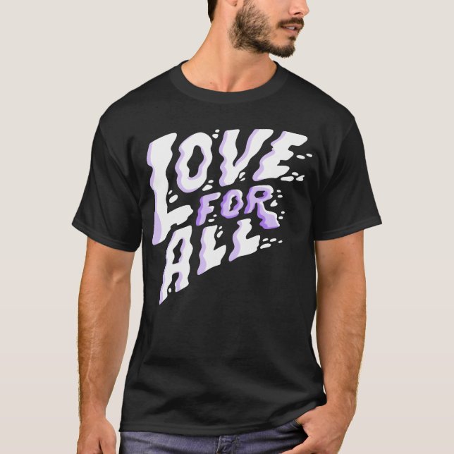 Kärlek till alla HBTQ-vänner T Shirt (Framsida)