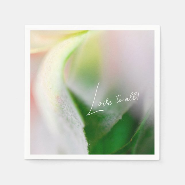 "Kärlek till alla" Pappersservett (Framsidan)