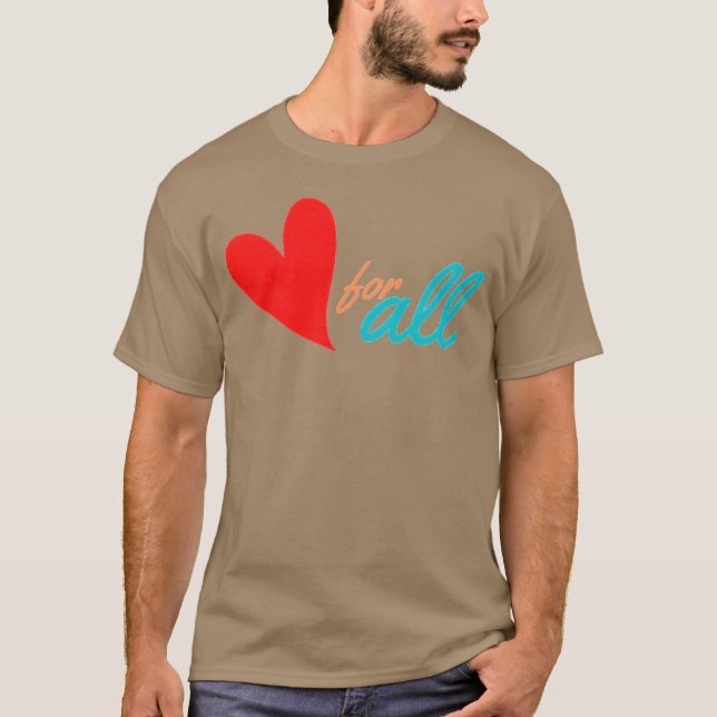 Kärlek till allt roligt t shirt (Framsida)