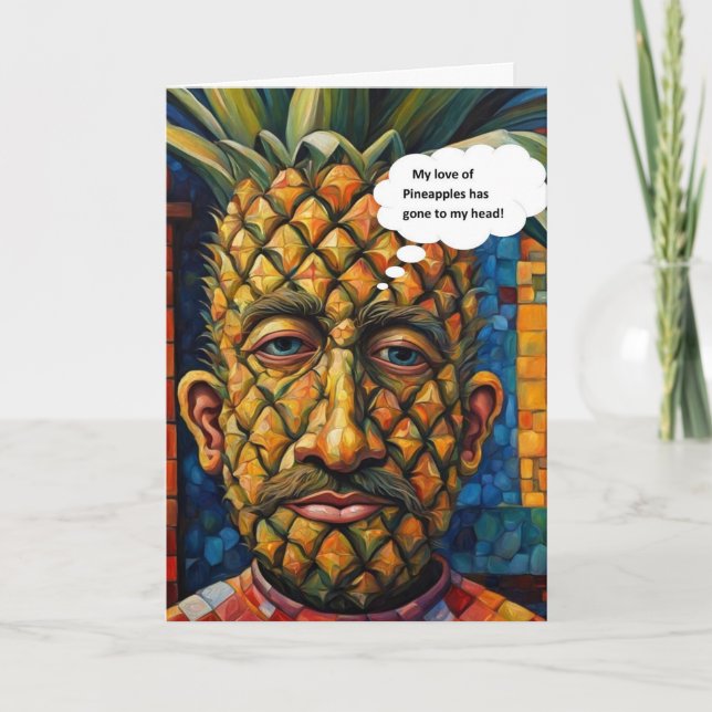 Kärlek till Ananas Kort (Framsida)