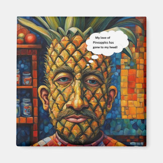 Kärlek till Ananas Magnet