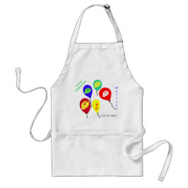 Kärlek till Bake Candy Bits Balloons Apron CUSTOMI Förkläde