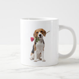 Kärlek till Beagle Jumbo Mugg