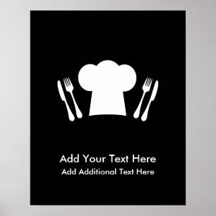 Kärlek till Cook Kitchen eller Restaurant Poster