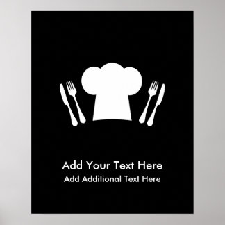 Kärlek till Cook Kitchen eller Restaurant Poster