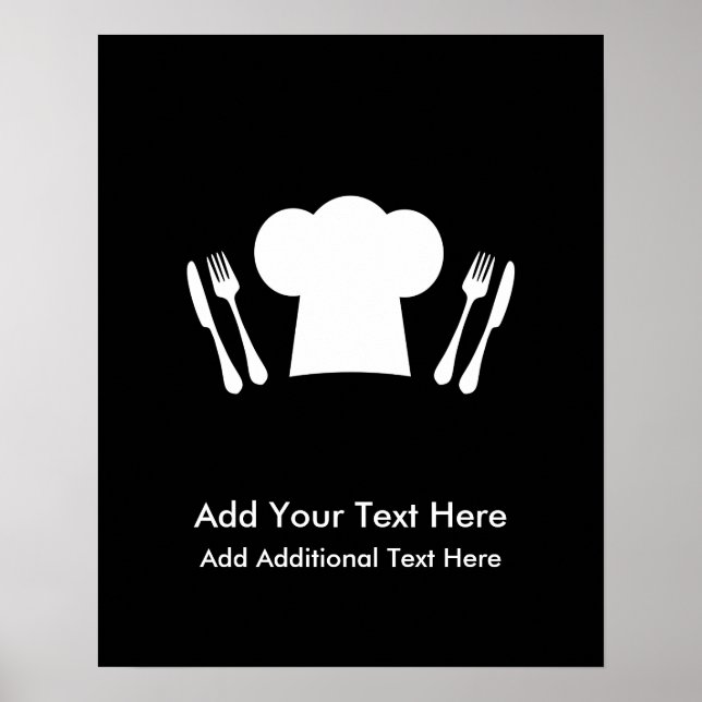 Kärlek till Cook Kitchen eller Restaurant Poster (Framsidan)