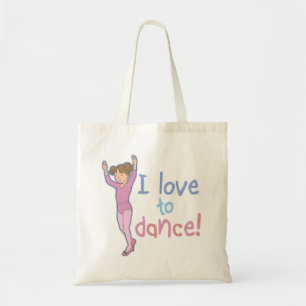 Kärlek till Dance Ballerina Tygkasse