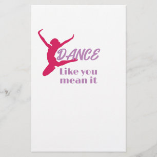 Kärlek till Dance Dance som du Elak det Party Brevpapper