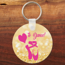 Kärlek till Dance Nyckelring