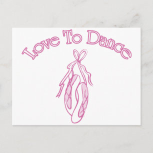 Kärlek till Dance Vykort