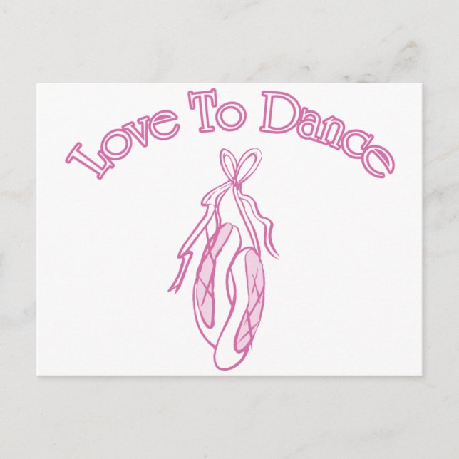 Kärlek till Dance Vykort (Framsida)