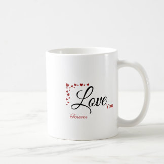 Kärlek till dig för alltid Kaffe kopp Alla hjärtan