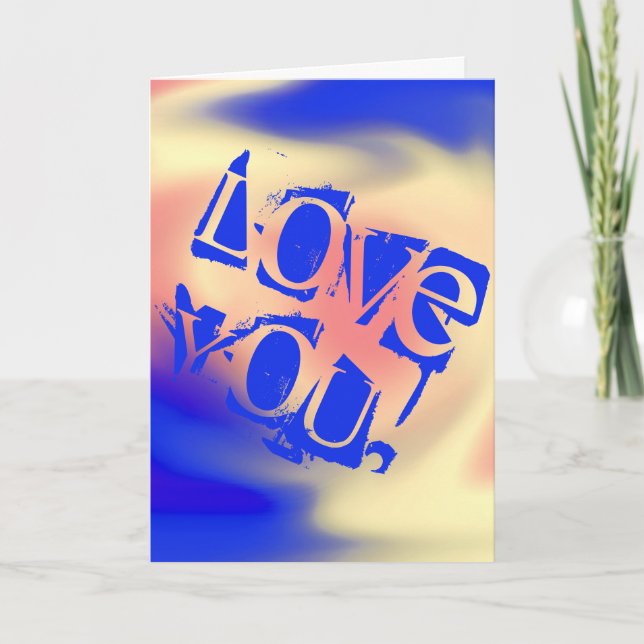 Kärlek till dig! Kort (Framsida)
