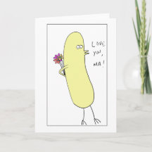 Kärlek till dig, mamma-fågel! Kort