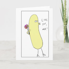 Kärlek till dig, mamma-fågel! Kort