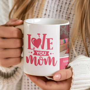 Kärlek till dig Mamma Rosa Morsdagspresent Kaffemugg