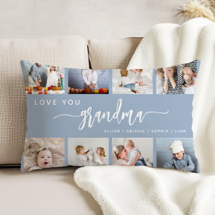 Kärlek till dig, mormor 8 Fotosammanställning damm Prydnadskudde