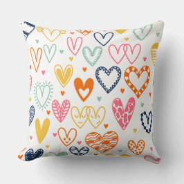 kärlek till ditt område med vår Mönster-hjärtkudde Kudde