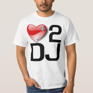 KÄRLEK TILL DJ-T-tröja T-shirt