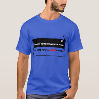 Kärlek till djur vän t shirt
