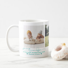 Kärlek till farfar | Tre fotokollage Kaffemugg