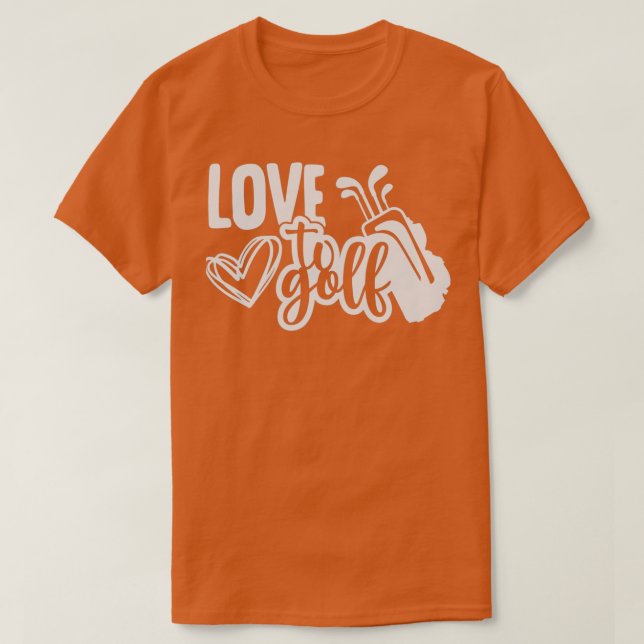 KÄRLEK TILL GOLF 2 T SHIRT (Design framsida)